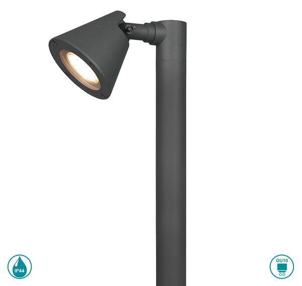 Κολωνάκι Εξωτερικού Χώρου Trio Lighting Kaveri 506060142 Ανθρακί