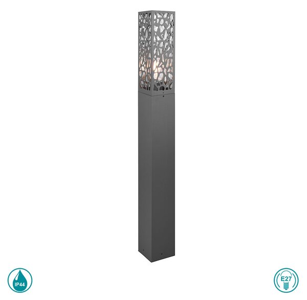 Κολόνα Εξωτερικού Χώρου Trio Lighting Cooper 407360142 Ανθρακί
