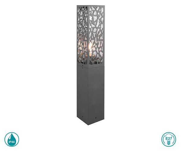 Κολωνάκι Εξωτερικού Χώρου Trio Lighting Cooper 507360142 Ανθρακί