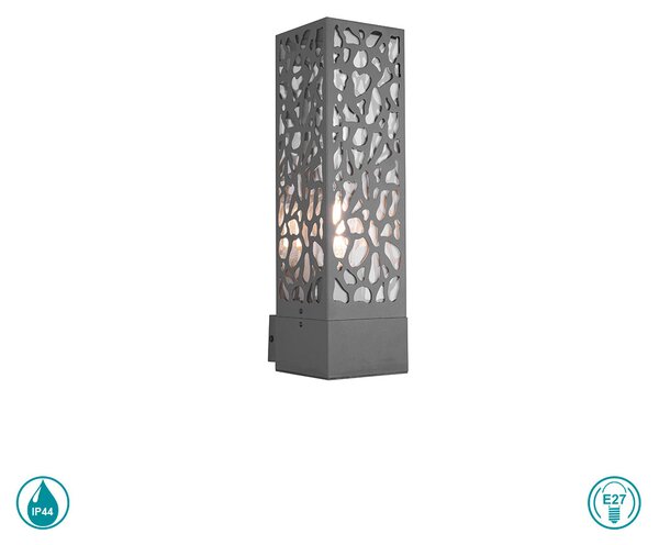 Απλίκα Εξωτερικού Χώρου Trio Lighting Cooper 207360142 Ανθρακί