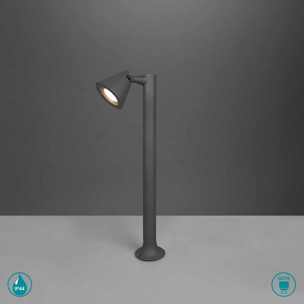Κολωνάκι Εξωτερικού Χώρου Trio Lighting Kaveri 506060142 Ανθρακί