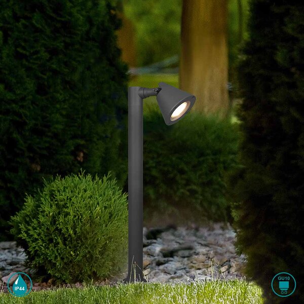 Κολωνάκι Εξωτερικού Χώρου Trio Lighting Kaveri 506060142 Ανθρακί