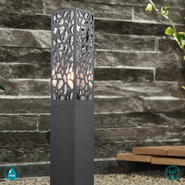 Κολωνάκι Εξωτερικού Χώρου Trio Lighting Cooper 507360142 Ανθρακί