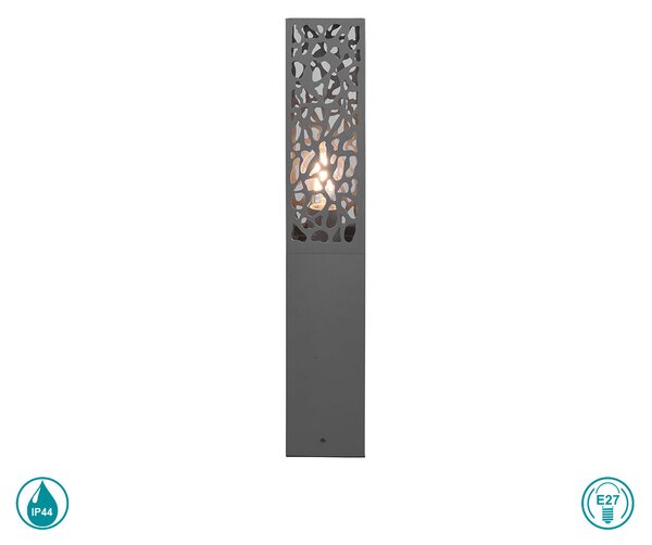 Κολωνάκι Εξωτερικού Χώρου Trio Lighting Cooper 507360142 Ανθρακί