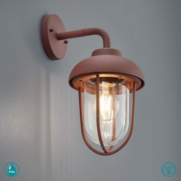 Απλίκα Εξωτερικού Χώρου Trio Lighting Duero 202760124 Σκουριά