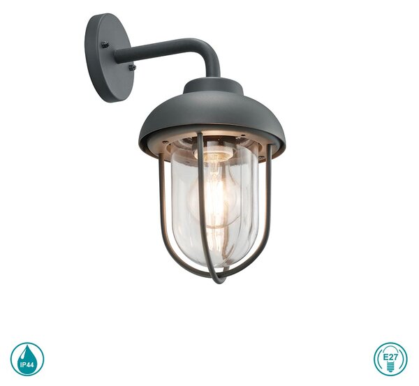 Απλίκα Εξωτερικού Χώρου Trio Lighting Duero 202760142 Ανθρακί