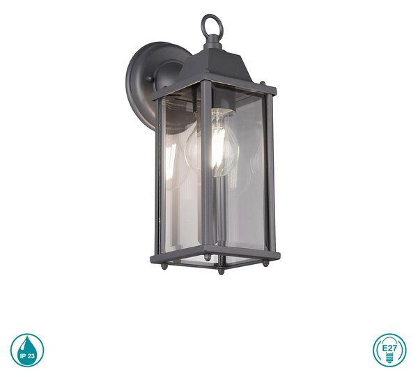 Απλίκα Εξωτερικού Χώρου Trio Lighting Olona 201960142 Ανθρακί
