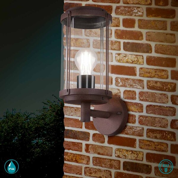 Απλίκα Εξωτερικού Χώρου Trio Lighting Tanaro 202360124 Σκουριά