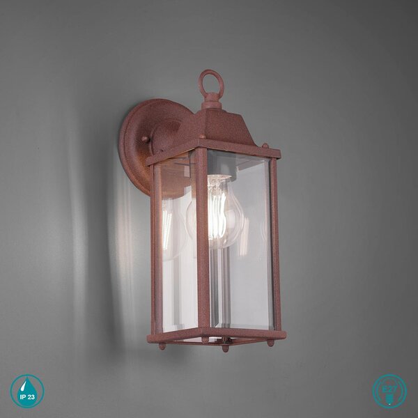 Απλίκα Εξωτερικού Χώρου Trio Lighting Olona 201960124 Σκουριά