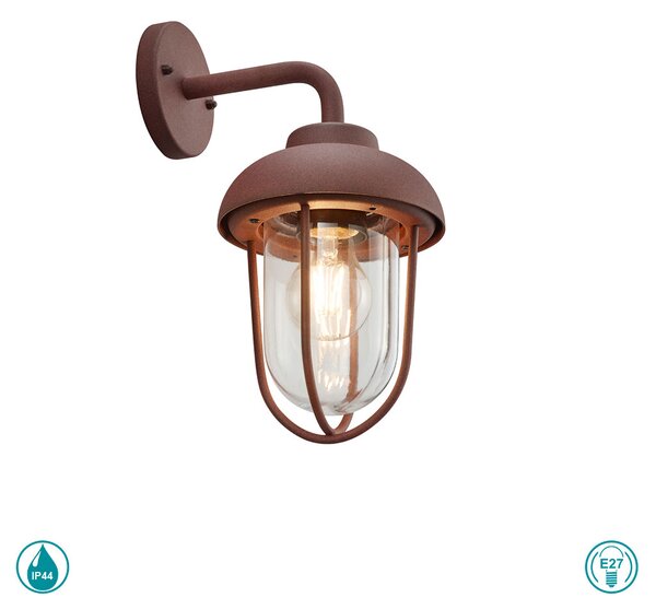 Απλίκα Εξωτερικού Χώρου Trio Lighting Duero 202760124 Σκουριά