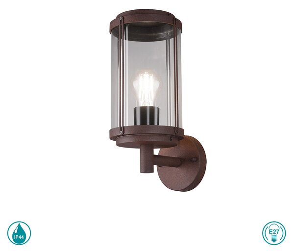 Απλίκα Εξωτερικού Χώρου Trio Lighting Tanaro 202360124 Σκουριά