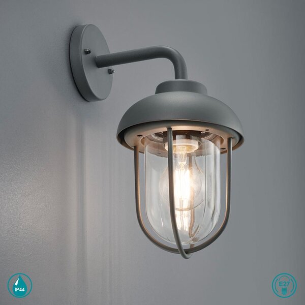 Απλίκα Εξωτερικού Χώρου Trio Lighting Duero 202760142 Ανθρακί