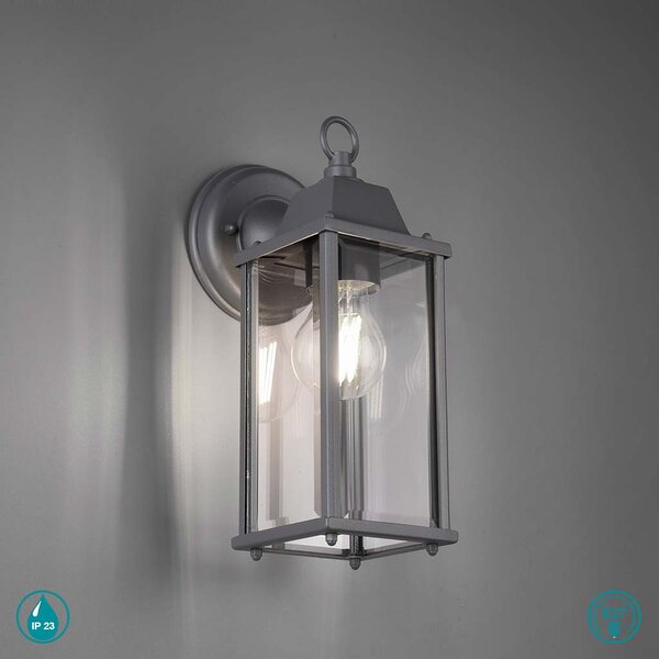 Απλίκα Εξωτερικού Χώρου Trio Lighting Olona 201960142 Ανθρακί