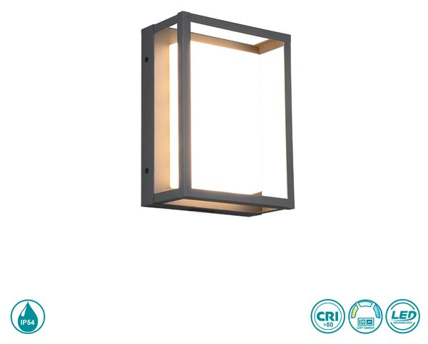 Απλίκα Εξωτερικού Χώρου Trio Lighting Witham 277860142 Ανθρακί