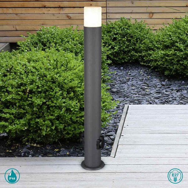 Κολωνάκι Εξωτερικού Χώρου Trio Lighting Hoosic 424067142 Ανθρακί