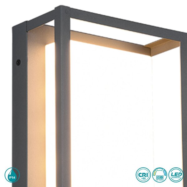 Απλίκα Εξωτερικού Χώρου Trio Lighting Witham 277860142 Ανθρακί