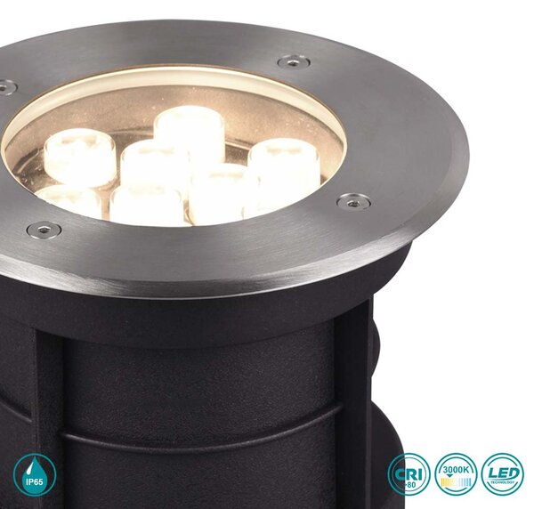 Φωτιστικό Σποτ Χωνευτό Trio Lighting Belaja 821660207 Νίκελ Ματ