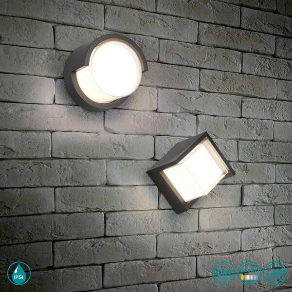 Απλίκα Εξωτερικού Χώρου RL Lighting Puno R27026132 Μαύρη Ματ