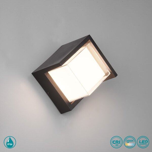 Απλίκα Εξωτερικού Χώρου RL Lighting Puno R27026132 Μαύρη Ματ