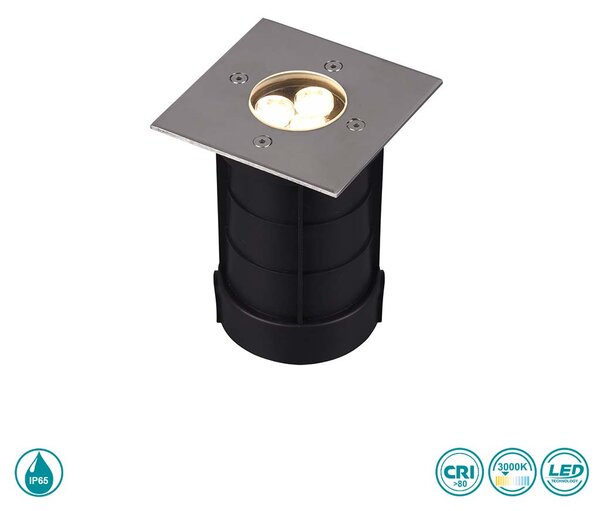Φωτιστικό Σποτ Χωνευτό Trio Lighting Belaja 821669107 Νίκελ Ματ