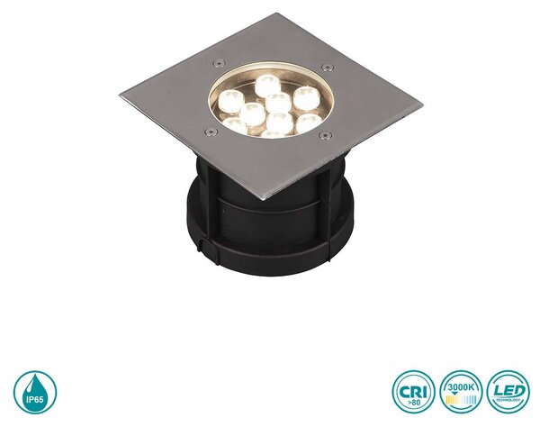 Φωτιστικό Σποτ Χωνευτό Trio Lighting Belaja 821669207 Νίκελ Ματ