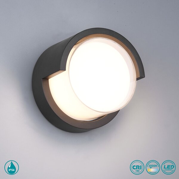 Απλίκα Εξωτερικού Χώρου RL Lighting Puno R27036132 Μαύρη Ματ