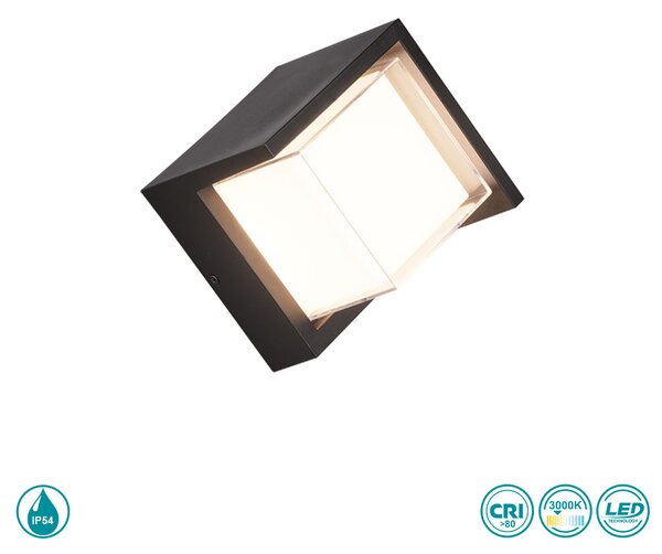 Απλίκα Εξωτερικού Χώρου RL Lighting Puno R27026132 Μαύρη Ματ