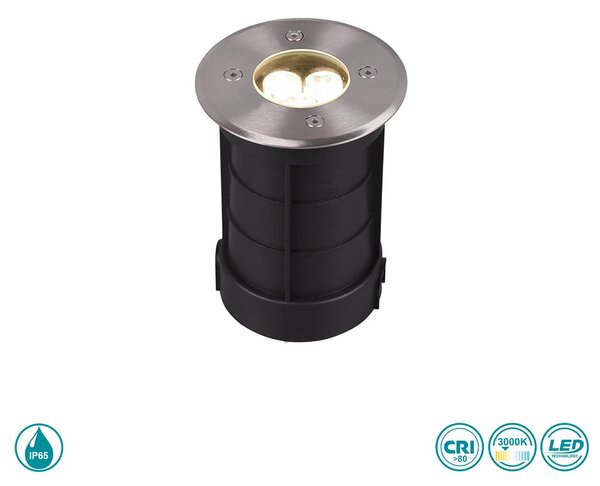 Φωτιστικό Σποτ Χωνευτό Trio Lighting Belaja 821660107 Νίκελ Ματ