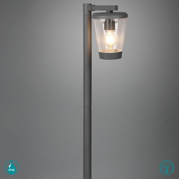 Κολόνα Εξωτερικού Χώρου Trio Lighting Cavado 411060142 Ανθρακί