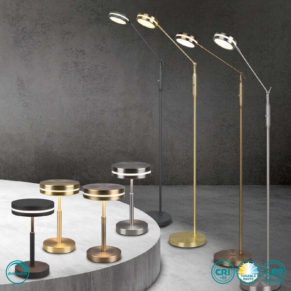 Φωτιστικό Δαπέδου Trio Lighting Franklin 426510142 Ανθρακί