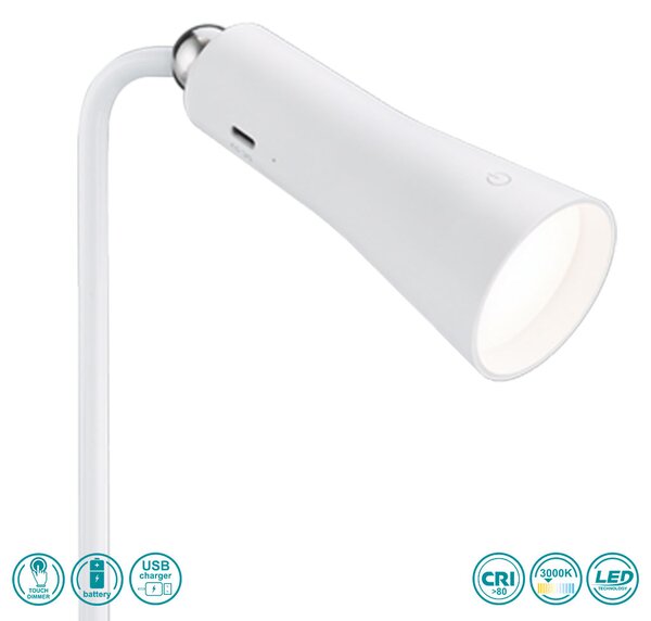 Πορτατίφ Φορητό RL Lighting Maxi R52121131 Λευκό