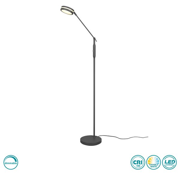 Φωτιστικό Δαπέδου Trio Lighting Franklin 426510142 Ανθρακί