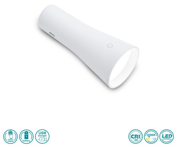 Πορτατίφ Φορητό RL Lighting Maxi R52121131 Λευκό