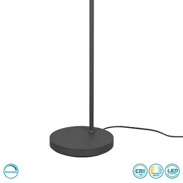 Φωτιστικό Δαπέδου Trio Lighting Franklin 426510142 Ανθρακί