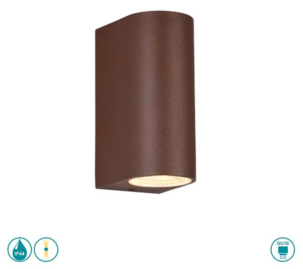 Απλίκα Εξωτερικού Χώρου Trio Lighting Roya 204260224 Σκουριά