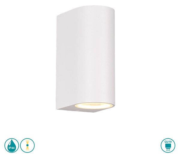 Απλίκα Εξωτερικού Χώρου Trio Lighting Roya 204260231 Λευκή