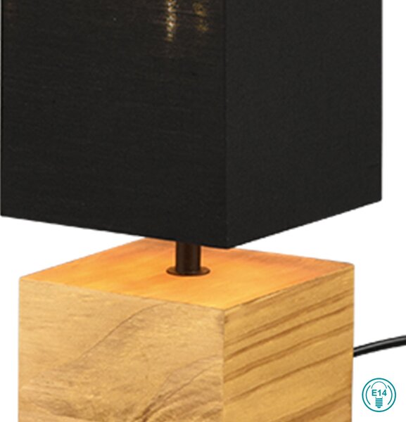 Πορτατίφ RL Lighting Woody R50171080 Μαύρο
