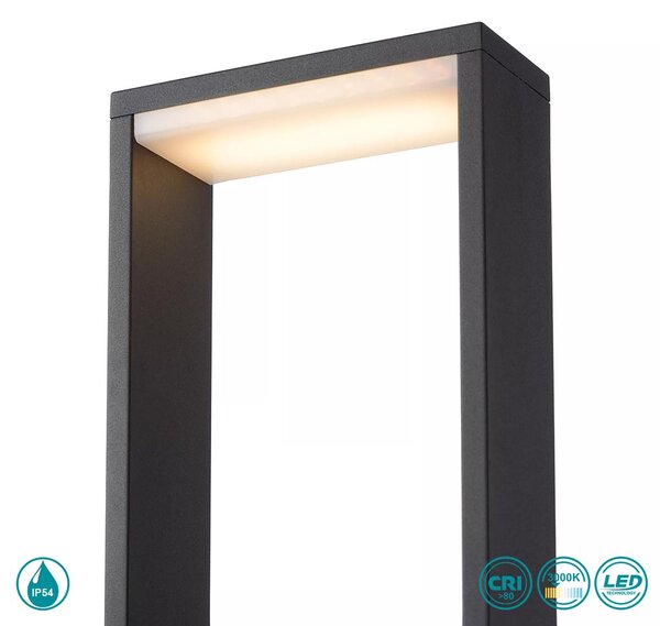 Κολωνάκι Εξωτερικού Χώρου Lucide Goa 28857-61-30 Μαύρο