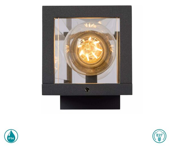 Απλίκα Εξωτερικού Χώρου Lucide Claire Mini 27885-02-30 Ανθρακί