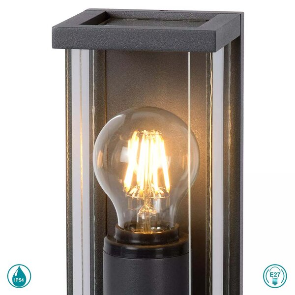 Απλίκα Εξωτερικού Χώρου Lucide Claire Mini 27885-02-30 Ανθρακί
