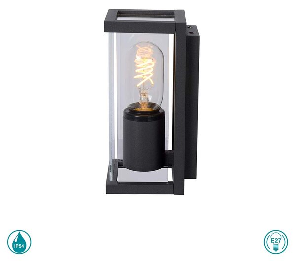 Απλίκα Εξωτερικού Χώρου Lucide Claire Mini 27885-01-30 Ανθρακί