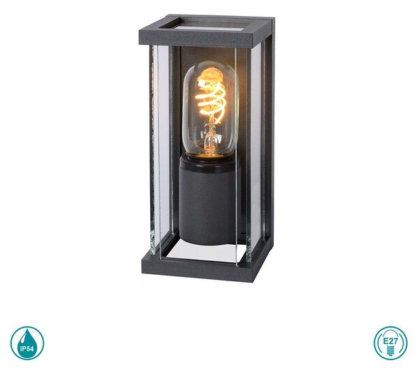Απλίκα Εξωτερικού Χώρου Lucide Claire Mini 27885-01-30 Ανθρακί