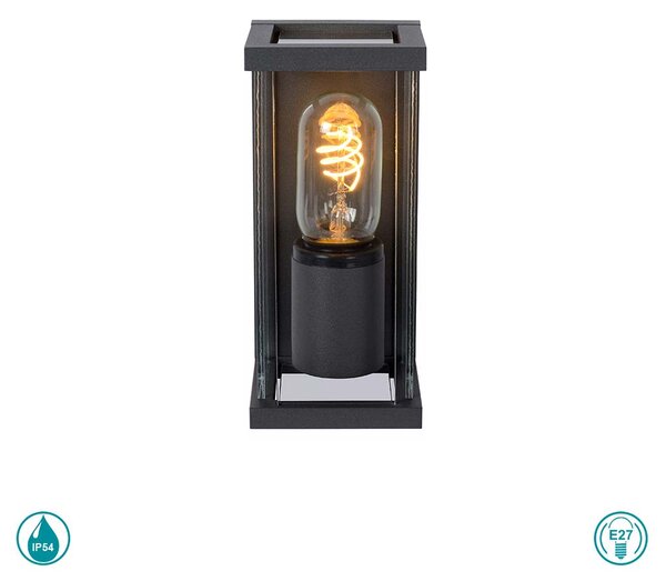 Απλίκα Εξωτερικού Χώρου Lucide Claire Mini 27885-01-30 Ανθρακί