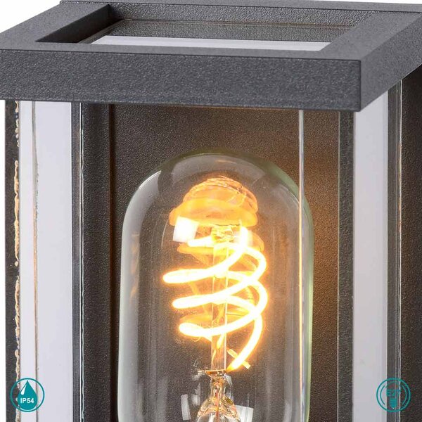 Απλίκα Εξωτερικού Χώρου Lucide Claire Mini 27885-01-30 Ανθρακί