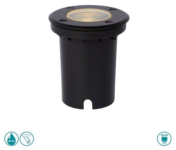 Φωτιστικό Σποτ Χωνευτό Lucide Biltin 11801-01-30 Μαύρο