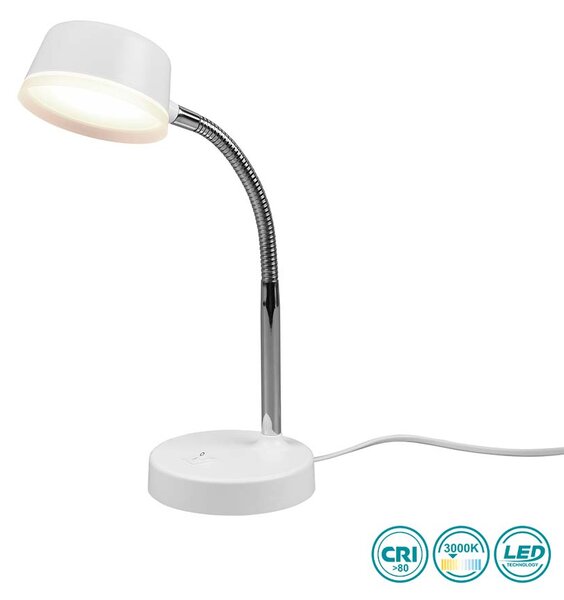 Πορτατίφ Γραφείου RL Lighting Kiko R52501101 Λευκό