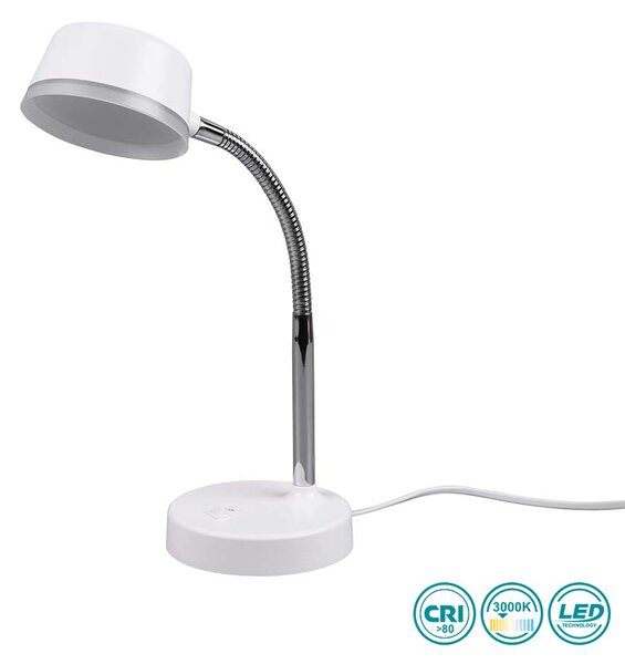 Πορτατίφ Γραφείου RL Lighting Kiko R52501101 Λευκό