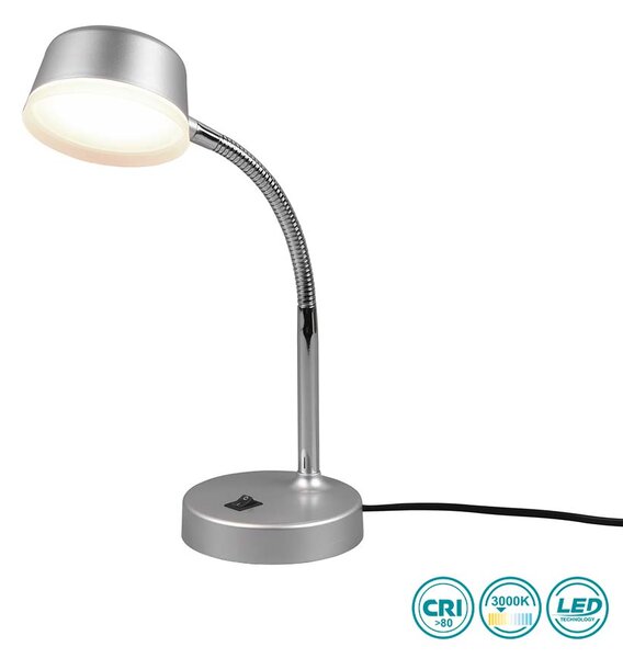 Πορτατίφ Γραφείου RL Lighting Kiko R52501187 Γκρι