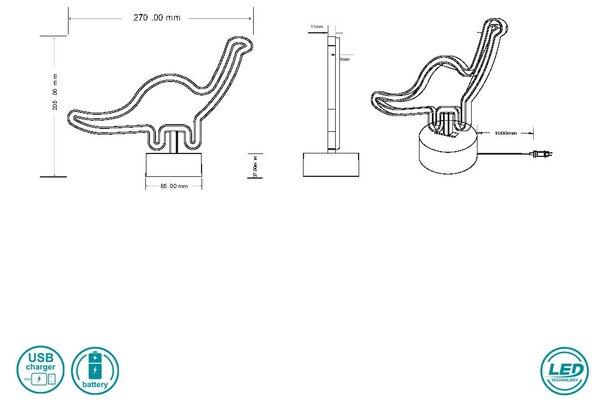 Πορτατίφ RL Lighting Bronto R55360101