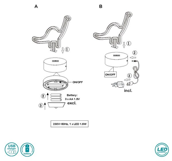 Πορτατίφ RL Lighting Bronto R55360101